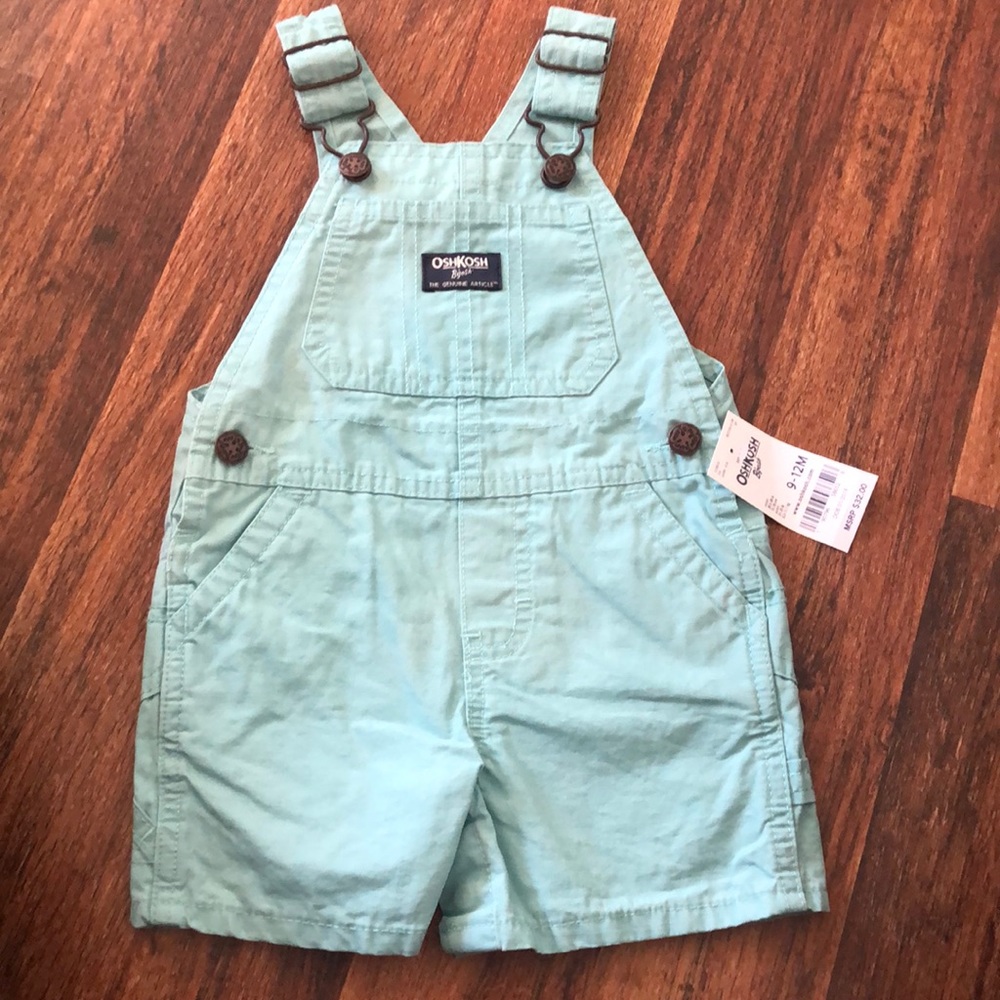 Aqua Short Overalls